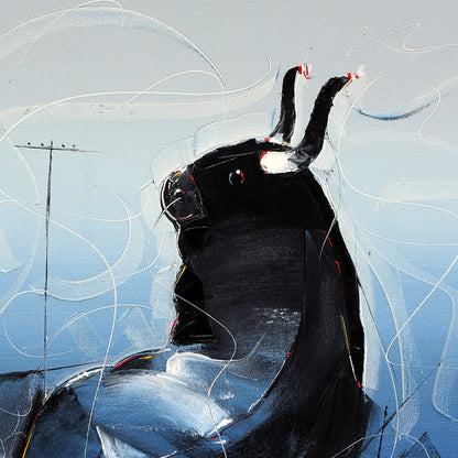 Bull-45 - SUJITH KUMAR GS MANDYA Art Studio Gallery (SKGSM Art Studio Gallery)