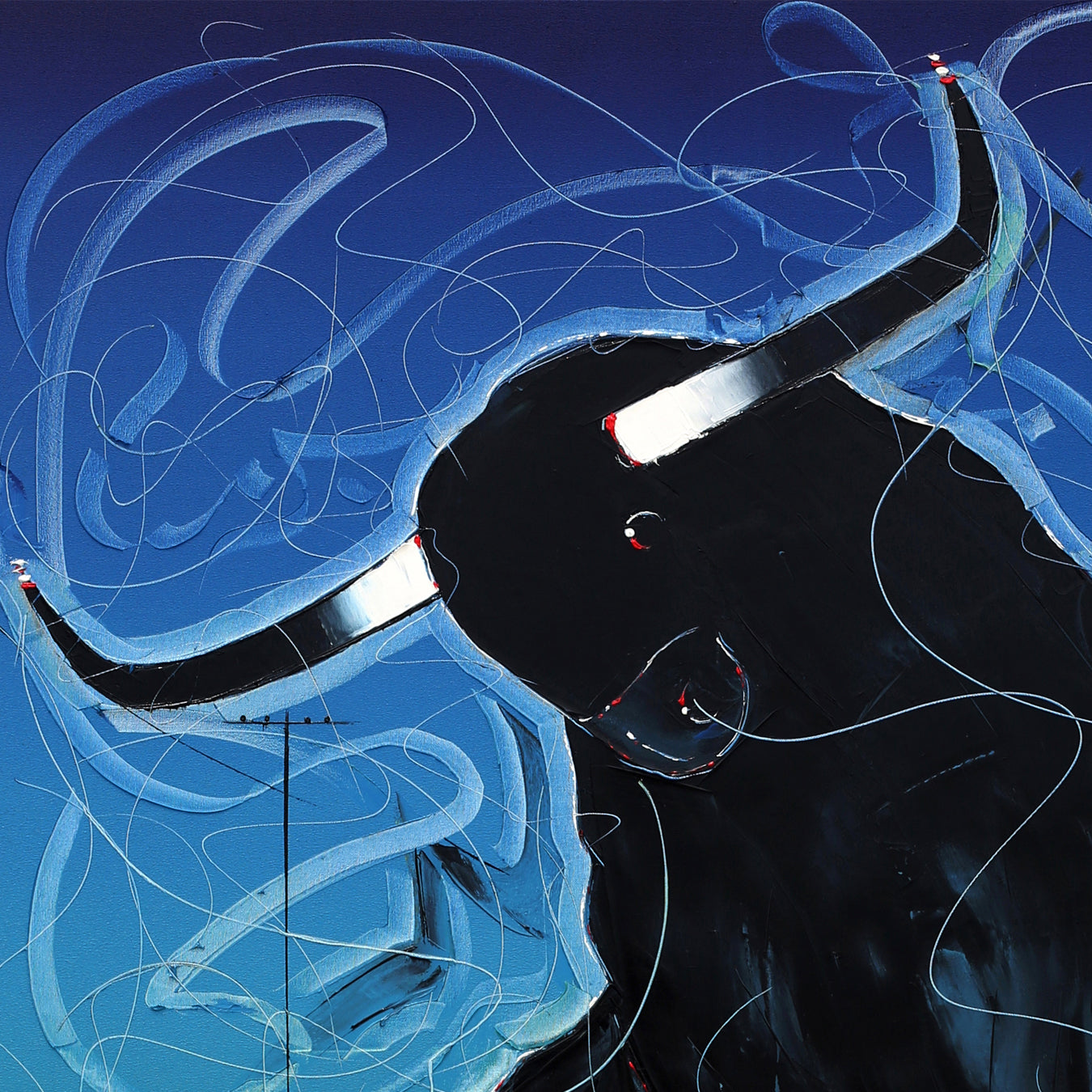 Bull-46 - SUJITH KUMAR GS MANDYA Art Studio Gallery (SKGSM Art Studio Gallery)