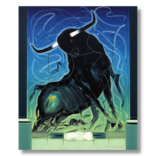Bull-46 - SUJITH KUMAR GS MANDYA Art Studio Gallery (SKGSM Art Studio Gallery)