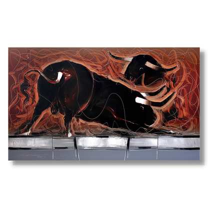 Bull-48 - SUJITH KUMAR GS MANDYA Art Studio Gallery (SKGSM Art Studio Gallery)