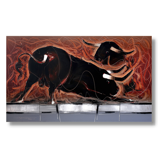 Bull-48 - SUJITH KUMAR GS MANDYA Art Studio Gallery (SKGSM Art Studio Gallery)