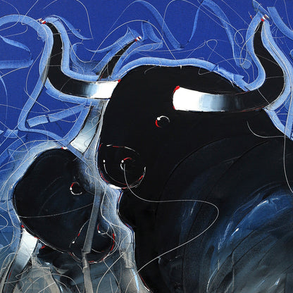 Bull-49 - SUJITH KUMAR GS MANDYA Art Studio Gallery (SKGSM Art Studio Gallery)