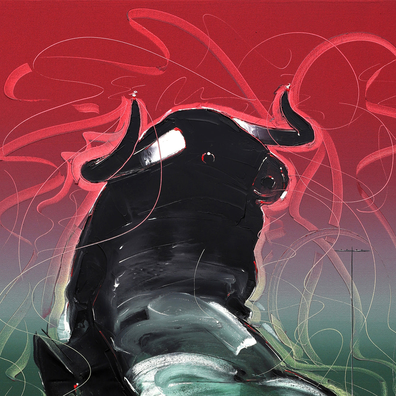 Bull-51 - SUJITH KUMAR GS MANDYA Art Studio Gallery (SKGSM Art Studio Gallery)