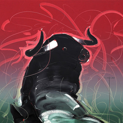 Bull-51 - SUJITH KUMAR GS MANDYA Art Studio Gallery (SKGSM Art Studio Gallery)