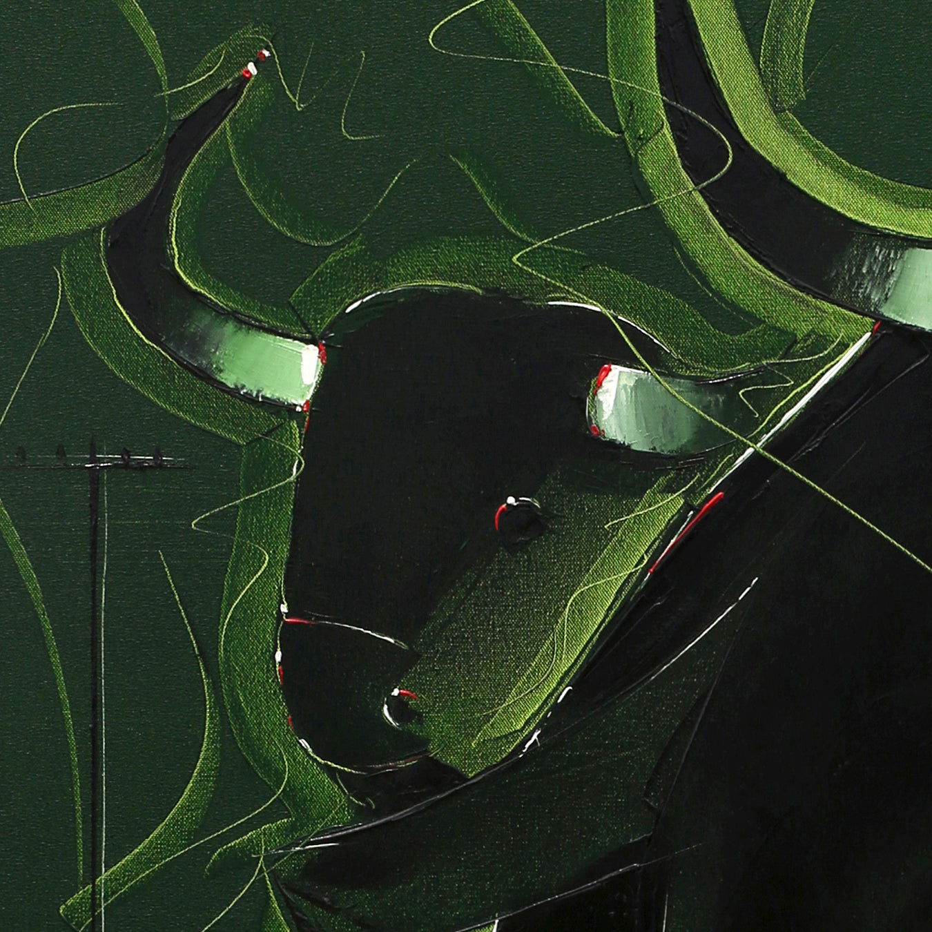 Bull-52 - SUJITH KUMAR GS MANDYA Art Studio Gallery (SKGSM Art Studio Gallery)