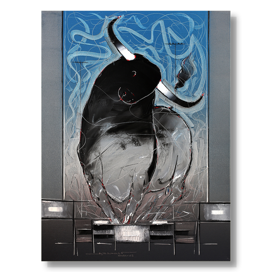 Bull-53 - SUJITH KUMAR GS MANDYA Art Studio Gallery (SKGSM Art Studio Gallery)