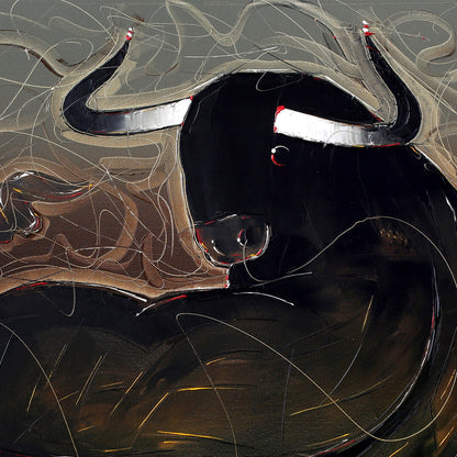 Bull-56 - SUJITH KUMAR GS MANDYA Art Studio Gallery (SKGSM Art Studio Gallery)