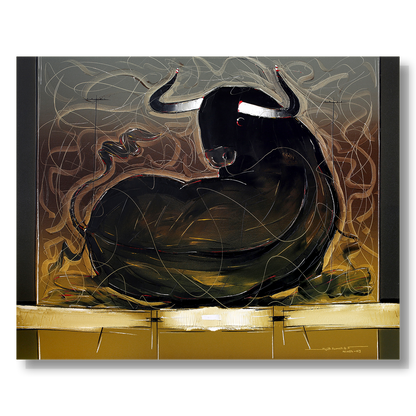 Bull-56 - SUJITH KUMAR GS MANDYA Art Studio Gallery (SKGSM Art Studio Gallery)