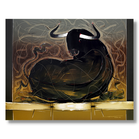 Bull-56 - SUJITH KUMAR GS MANDYA Art Studio Gallery (SKGSM Art Studio Gallery)