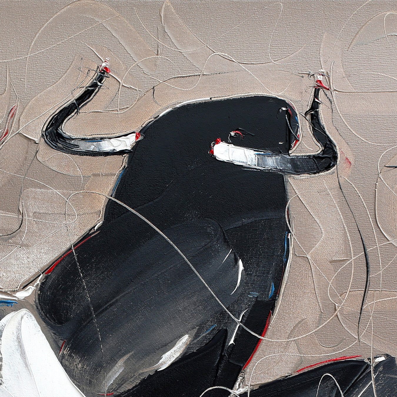 Bull-57 - SUJITH KUMAR GS MANDYA Art Studio Gallery (SKGSM Art Studio Gallery)