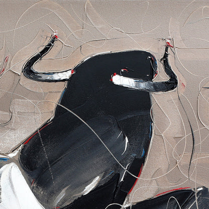 Bull-57 - SUJITH KUMAR GS MANDYA Art Studio Gallery (SKGSM Art Studio Gallery)