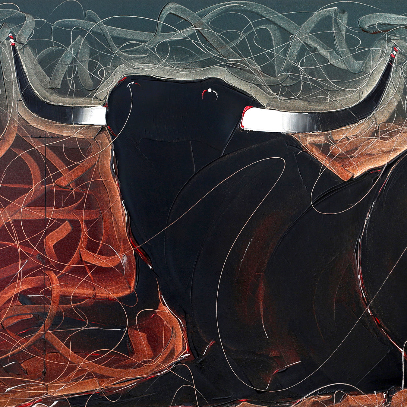 Bull-64 - SUJITH KUMAR GS MANDYA Art Studio Gallery (SKGSM Art Studio Gallery)