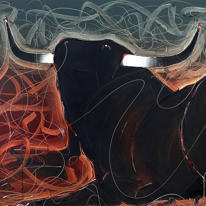 Bull-64 - SUJITH KUMAR GS MANDYA Art Studio Gallery (SKGSM Art Studio Gallery)