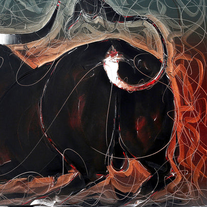 Bull-64 - SUJITH KUMAR GS MANDYA Art Studio Gallery (SKGSM Art Studio Gallery)