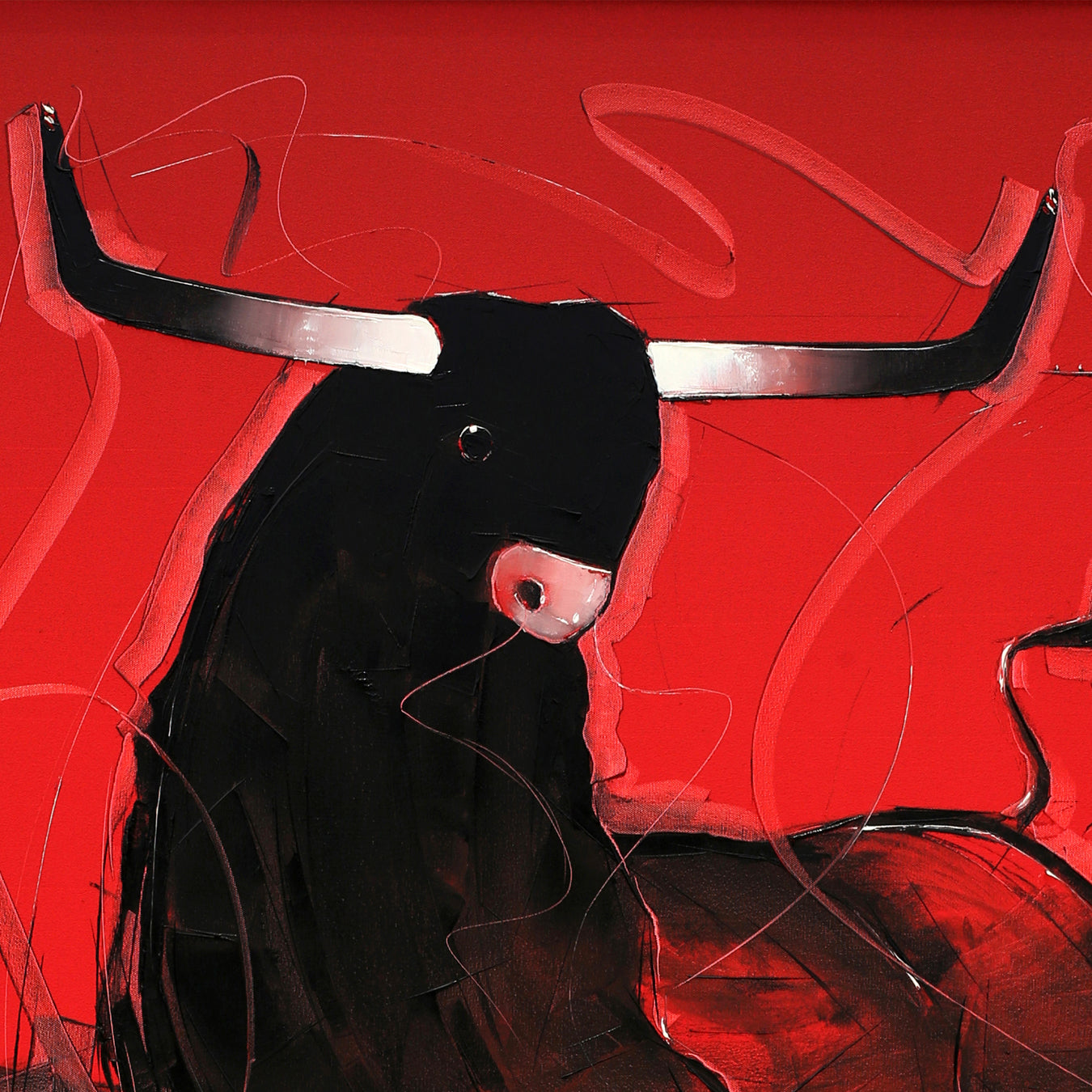 Bull-65 - SUJITH KUMAR GS MANDYA Art Studio Gallery (SKGSM Art Studio Gallery)