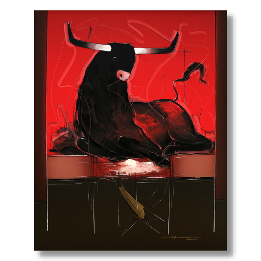 Bull-65 - SUJITH KUMAR GS MANDYA Art Studio Gallery (SKGSM Art Studio Gallery)