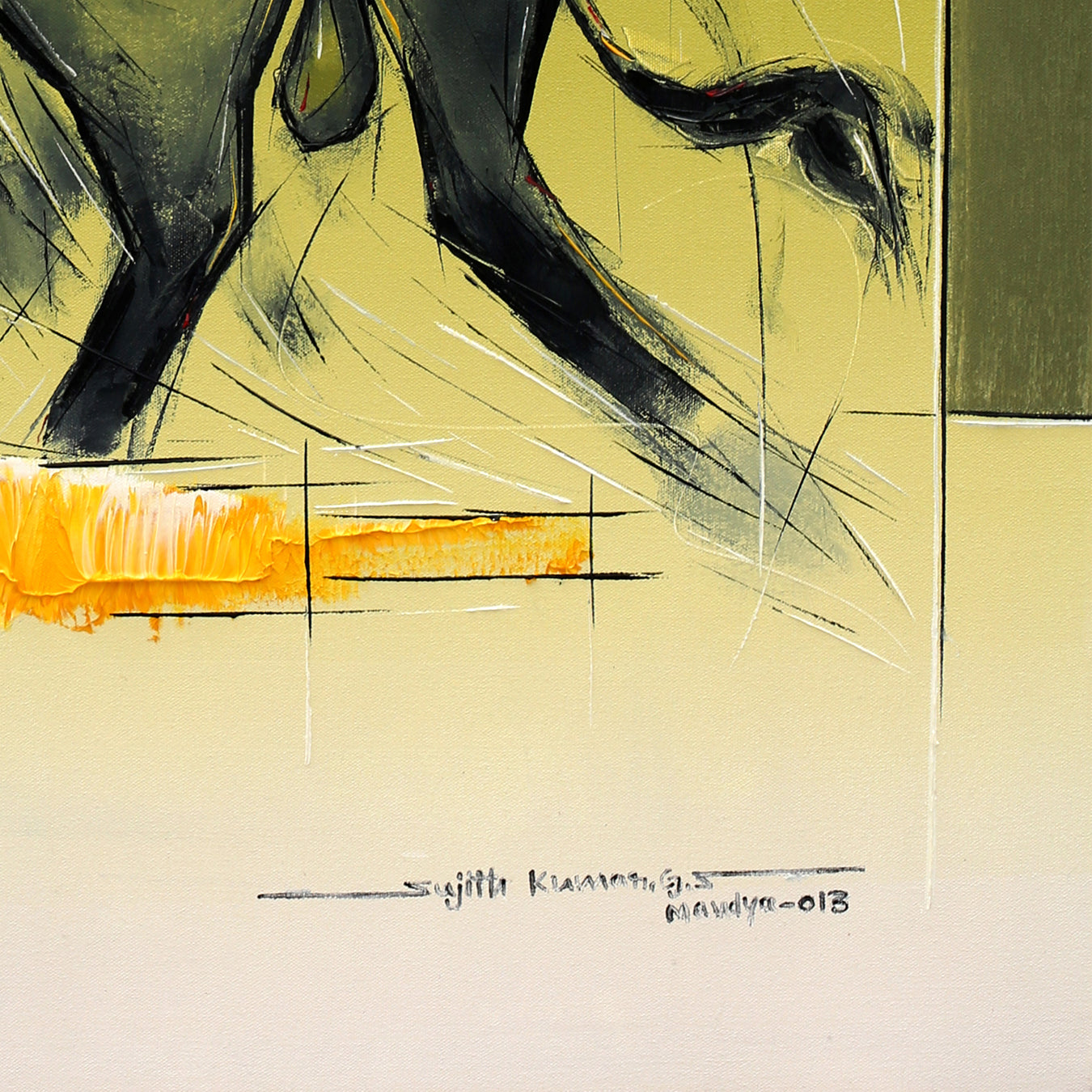 Bull-67 - SUJITH KUMAR GS MANDYA Art Studio Gallery (SKGSM Art Studio Gallery)