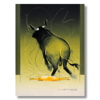 Bull-67 - SUJITH KUMAR GS MANDYA Art Studio Gallery (SKGSM Art Studio Gallery)