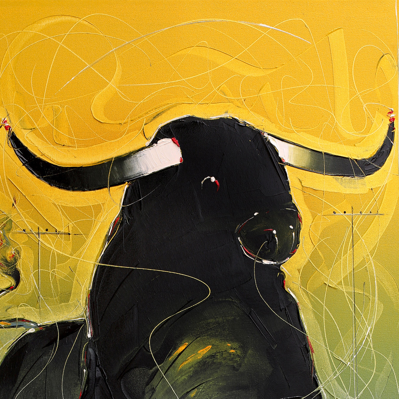 Bull-71 - SUJITH KUMAR GS MANDYA Art Studio Gallery (SKGSM Art Studio Gallery)