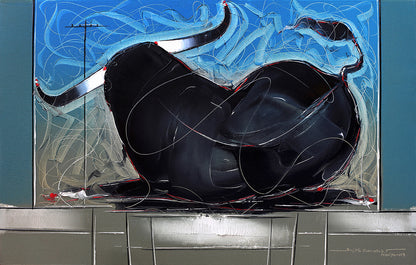 Bull-72 - SUJITH KUMAR GS MANDYA Art Studio Gallery (SKGSM Art Studio Gallery)