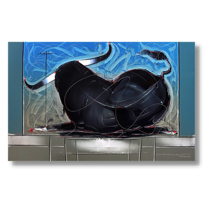 Bull-72 - SUJITH KUMAR GS MANDYA Art Studio Gallery (SKGSM Art Studio Gallery)