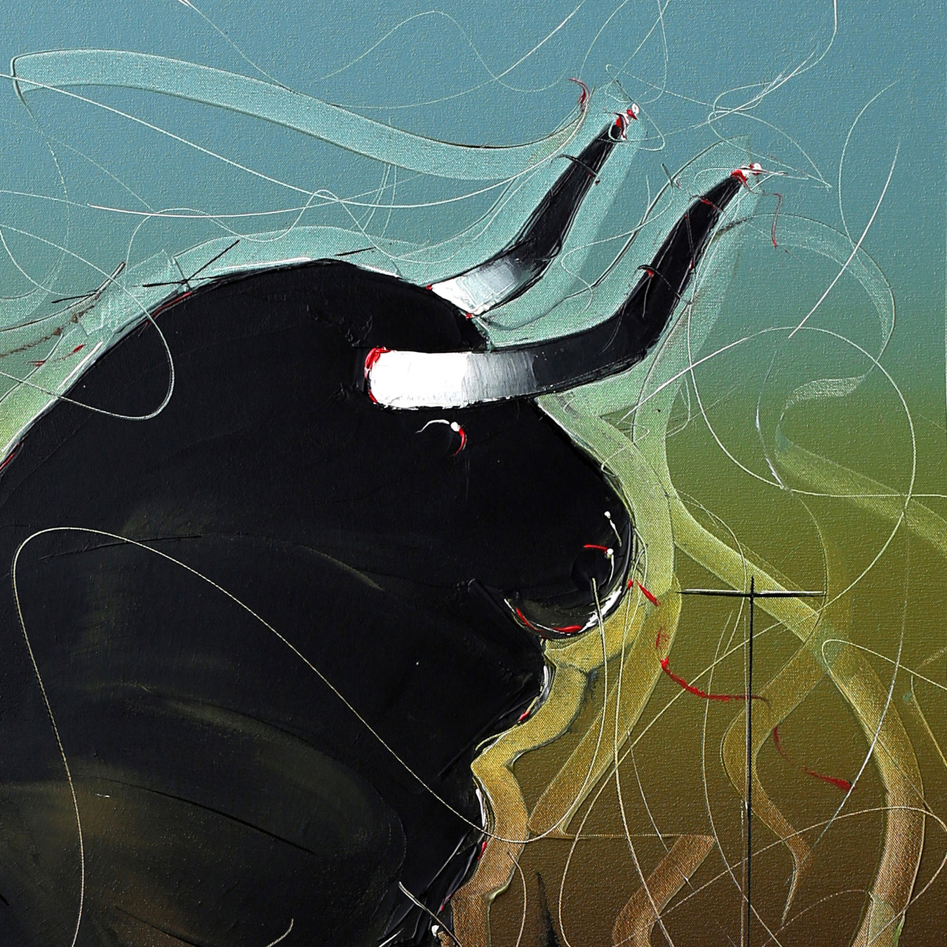 Bull-74 - SUJITH KUMAR GS MANDYA Art Studio Gallery (SKGSM Art Studio Gallery)