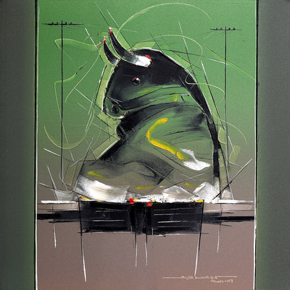 Bull-76 - SUJITH KUMAR GS MANDYA Art Studio Gallery (SKGSM Art Studio Gallery)