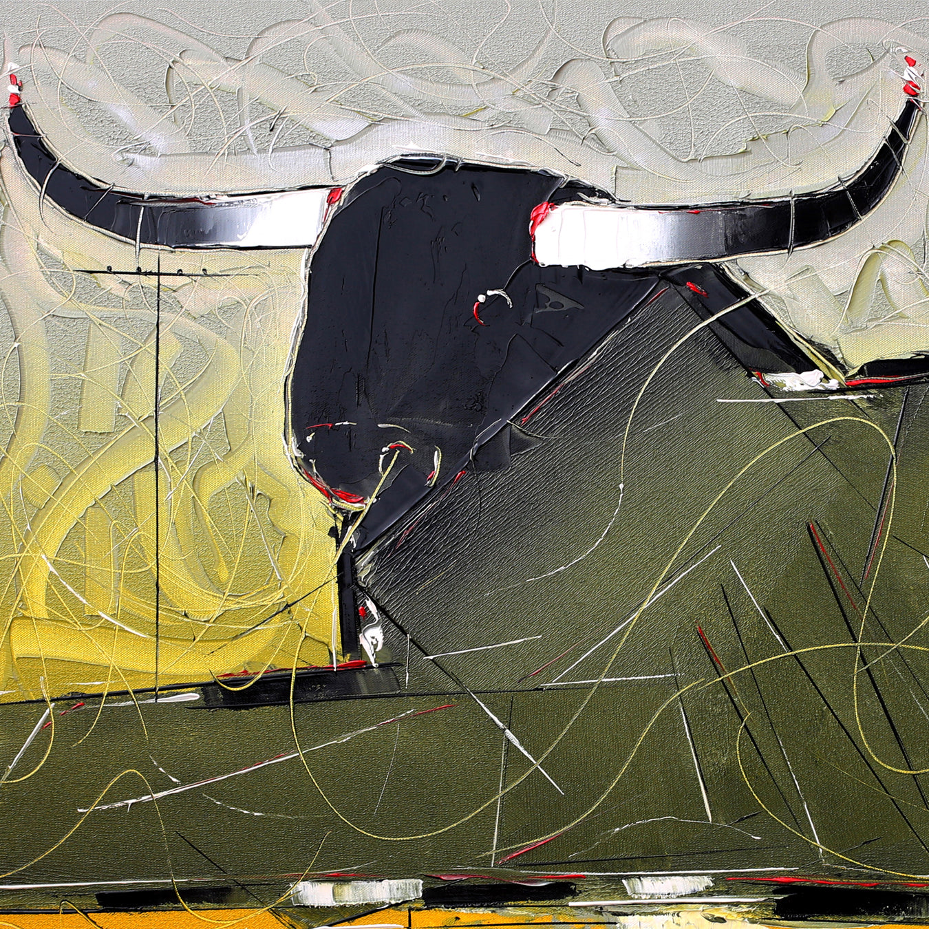 Bull-78 - SUJITH KUMAR GS MANDYA Art Studio Gallery (SKGSM Art Studio Gallery)
