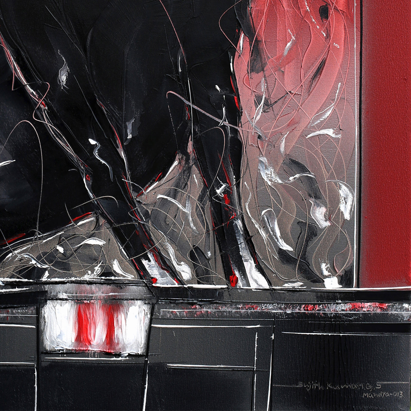 Bull-79 - SUJITH KUMAR GS MANDYA Art Studio Gallery (SKGSM Art Studio Gallery)