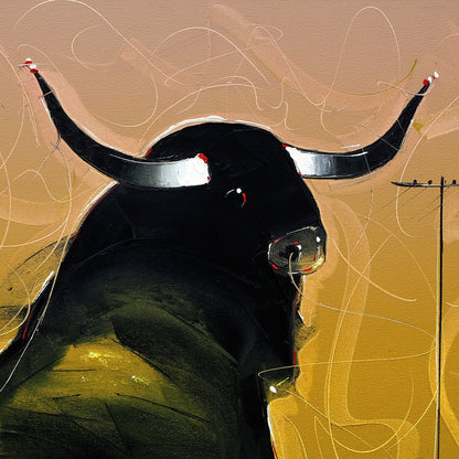 Bull-80 - SUJITH KUMAR GS MANDYA Art Studio Gallery (SKGSM Art Studio Gallery)