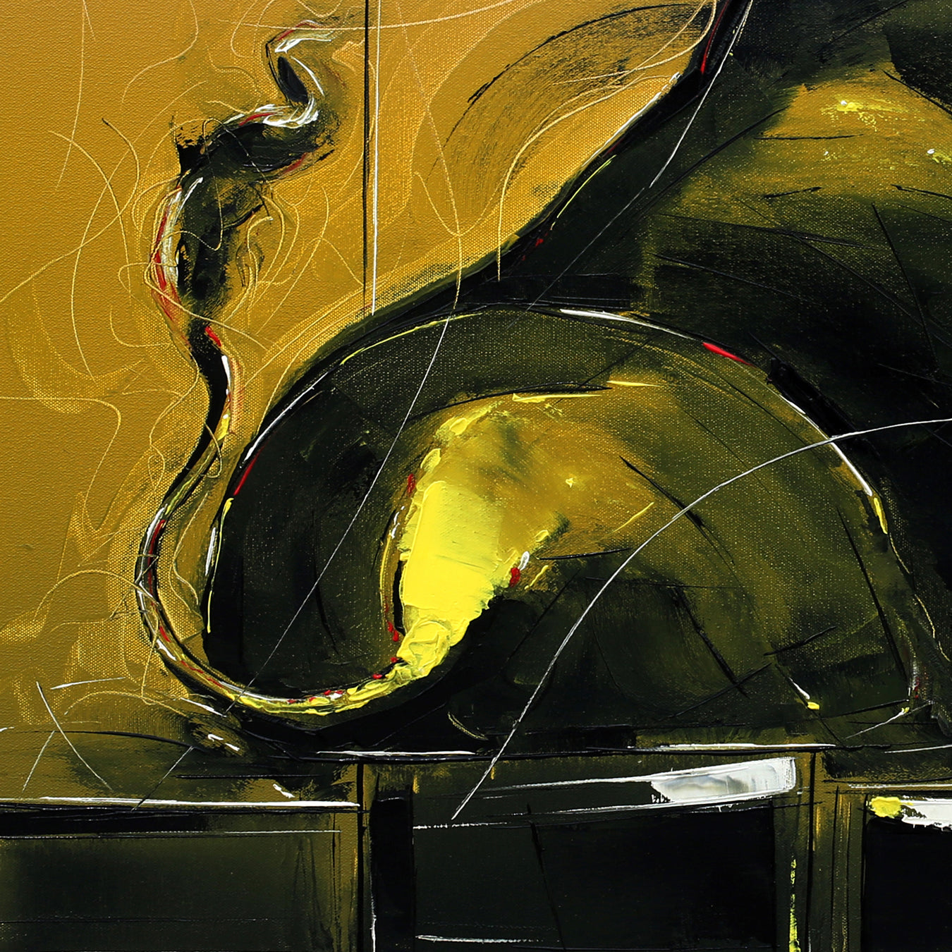 Bull-80 - SUJITH KUMAR GS MANDYA Art Studio Gallery (SKGSM Art Studio Gallery)