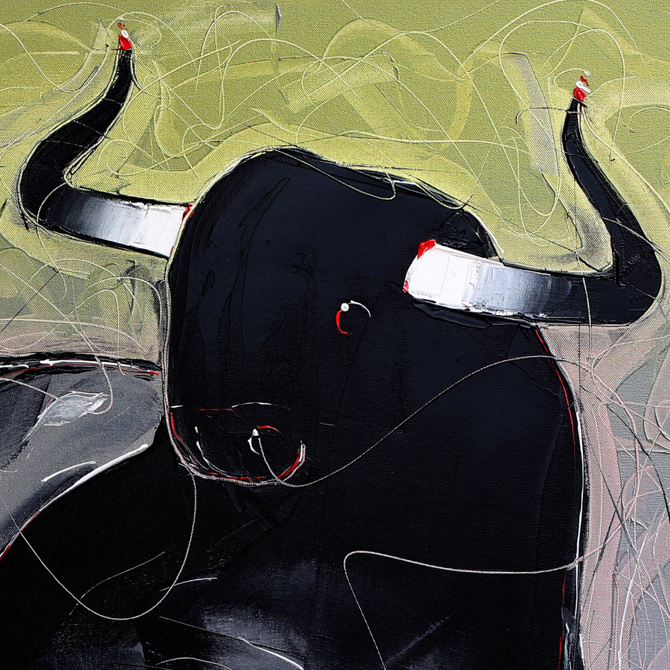 Bull-82 - SUJITH KUMAR GS MANDYA Art Studio Gallery (SKGSM Art Studio Gallery)