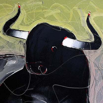 Bull-82 - SUJITH KUMAR GS MANDYA Art Studio Gallery (SKGSM Art Studio Gallery)