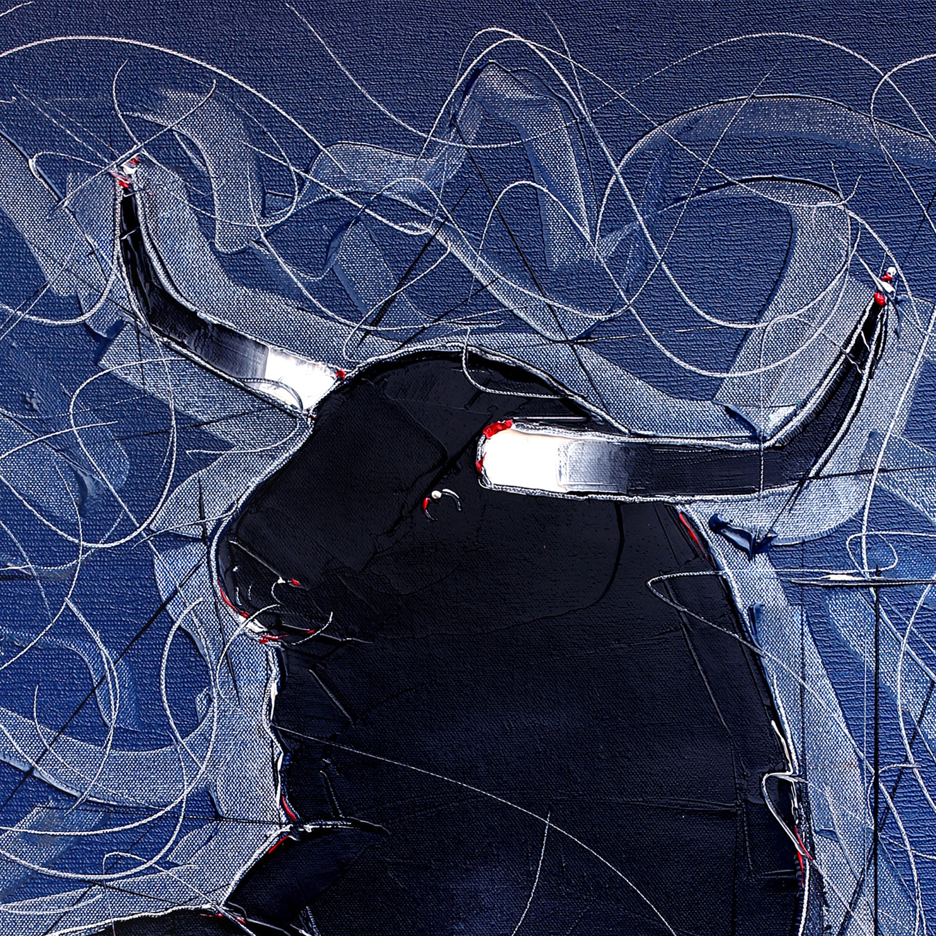 Bull-83 - SUJITH KUMAR GS MANDYA Art Studio Gallery (SKGSM Art Studio Gallery)