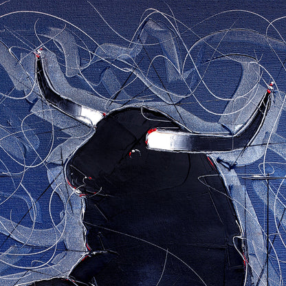 Bull-83 - SUJITH KUMAR GS MANDYA Art Studio Gallery (SKGSM Art Studio Gallery)