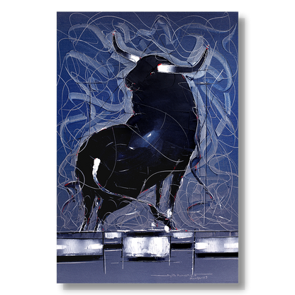 Bull-83 - SUJITH KUMAR GS MANDYA Art Studio Gallery (SKGSM Art Studio Gallery)