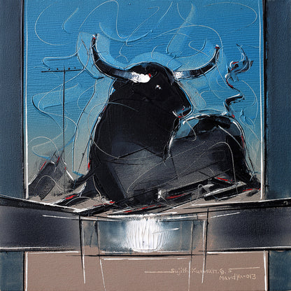 Bull-86 - SUJITH KUMAR GS MANDYA Art Studio Gallery (SKGSM Art Studio Gallery)