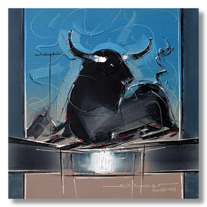 Bull-86 - SUJITH KUMAR GS MANDYA Art Studio Gallery (SKGSM Art Studio Gallery)