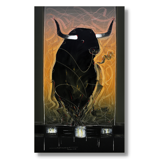 Bull-87 - SUJITH KUMAR GS MANDYA Art Studio Gallery (SKGSM Art Studio Gallery)