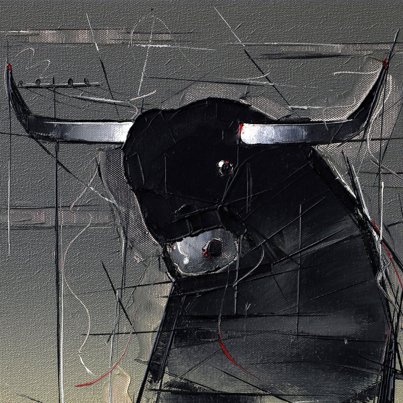 Bull-88 - SUJITH KUMAR GS MANDYA Art Studio Gallery (SKGSM Art Studio Gallery)