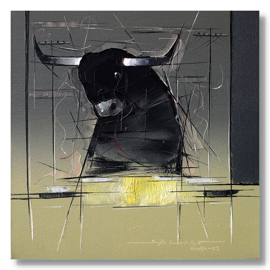 Bull-88 - SUJITH KUMAR GS MANDYA Art Studio Gallery (SKGSM Art Studio Gallery)