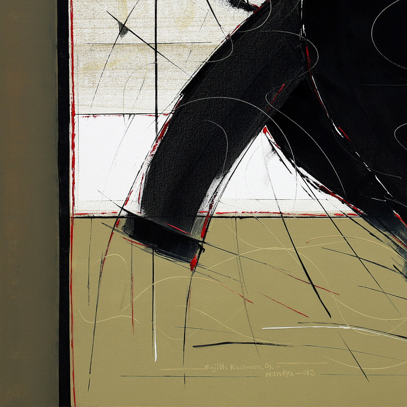 Bull-90 - SUJITH KUMAR GS MANDYA Art Studio Gallery (SKGSM Art Studio Gallery)