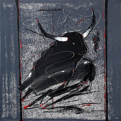 Bull-93 - SUJITH KUMAR GS MANDYA Art Studio Gallery (SKGSM Art Studio Gallery)