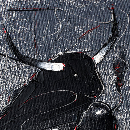 Bull-93 - SUJITH KUMAR GS MANDYA Art Studio Gallery (SKGSM Art Studio Gallery)