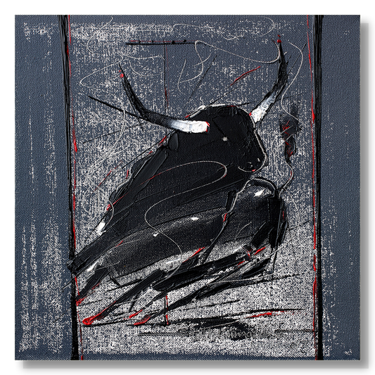 Bull-93 - SUJITH KUMAR GS MANDYA Art Studio Gallery (SKGSM Art Studio Gallery)